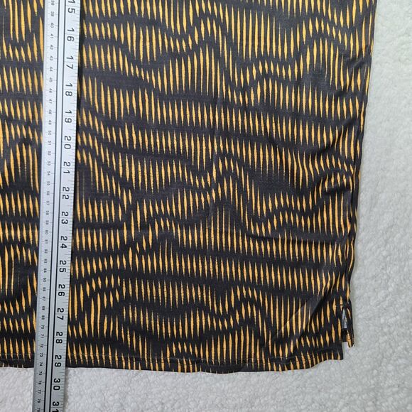 Nike Court Advantage Mens Large Dri Fit Tennis Shirt Black Yellow FD5322-010 L - Picture 7 of 7